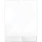 Deflecto Slanted Sign Holder, Business Card Pocket, 8-1/2"x11", Clear DEF590601 - alternate 4